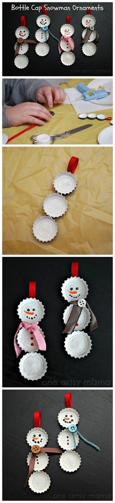 snowman paper plate craft for kids to make