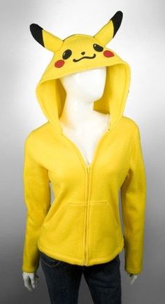 Pikachu Sweater, Pikachu Hoodie, Pikachu Costume, Funky Tees, Cartoon Mascot, Soft Yellow, Crafts Supplies, Mascot Costumes