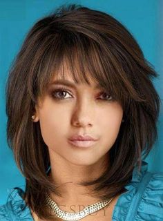 Fiber Recipes, Straight Hairstyles Medium, Medium Shag Haircuts, Medium Hair Styles For Women, Women Wigs, Medium Layered Haircuts, Medium Layered Hair, 100 Human Hair Wigs, Medium Hairstyles