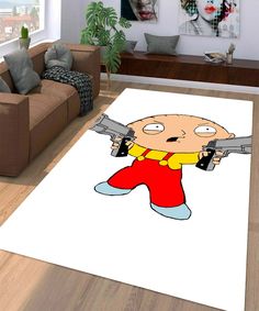 two hand gun family guy kids Living room carpet rugs Kids Living Room, Kids Living Rooms, Carpet Rugs, Room Carpet, Saturday Sunday, Living Room Carpet, 12 Days, Throw Rugs, Rugs On Carpet