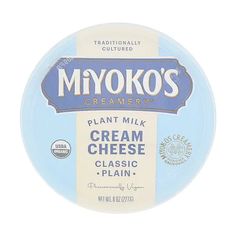 miyoko's creamery plant milk cream cheese plain