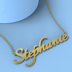 Stephanie name necklace Silver Custom Necklace, Personalized Gifts For Her/Him Add something extra special to your jewelry box with Name Necklace Official engravable necklaces.
									The Stephanie's name necklace with little heart unique gifts Silver is best gifts for Stephanie. Name Necklace Official provides affordable engravable jewelry that won't 
									break the bank. In addition, these pieces make for very thoughtful and appreciated gifts for friends and family. 
									And whether valentine's day gifts, mother's day gifts, christmas gifts, wedding gifts, graduation gifts, birthday gifts,
									 NAME NECKLACE are all the best gift choice store. Stephanie Name, Engravable Jewelry, Name Necklace Silver, Name Necklace Gold, Necklace Rose, Personalized Gifts For Her, Engraved Jewelry, Gifts Birthday, Engraved Necklace