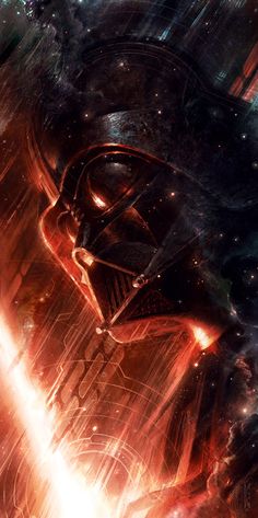 a darth vader poster is shown in the dark side of the force movie