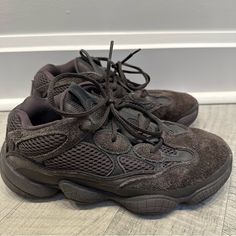 100% Authentic Yeezy 500 “Utility Black”- Mens 6.5 Which Equals A Women’s 7.5. Originally Purchased From Flight Club In Nyc In 2018. No Box. Make Me An Offer! Yeezy 500 Black, Yeezy Pirate Black, Black Yeezy Boost, Yeezy 500 Utility Black, Yeezy 350 Yecheil, Yeezy Black, Shoes Yeezy, Yeezy 500, Mens Yeezy