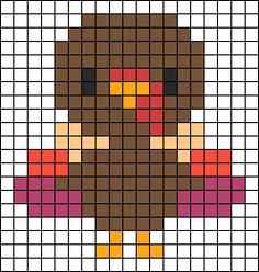 an owl is shown in the middle of a cross - stitch pattern, which appears to be made from squares