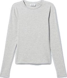 Trendy Long Sleeve Crew Neck Top With Thumbholes, Crew Neck Long Sleeve Cotton Top With Thumbholes, Cotton Long Sleeve Crew Neck Top With Thumbholes, Fitted Long Sleeve Top With Crew Neck, Cotton Long Sleeve Top With Thumbholes And Crew Neck, Spring Crew Neck Long Sleeve Top, Fine Knit Long Sleeve Tops For Everyday, Long Sleeve Top With Thumbholes, Everyday Crew Neck Long Sleeve Top With Thumbholes