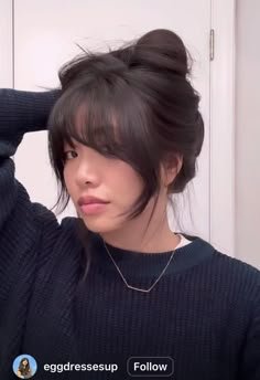 Cute Bangs Haircut, Bangs Haircut Ideas, Trendy Bangs, Haircut Ideas Trendy, Bangs Haircut, Cute Bangs, Bangs Hairstyle, Long Hairstyle, Tutorial Ideas