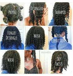 This looks like this will help me maintain my curly mane! Natural Hair Journey Tips, Hair Journey Tips, Wash Day Routine, Natural Hair Transitioning, Natural Hair Growth Tips, Day Routine, Natural Hair Regimen, Transitioning Hairstyles