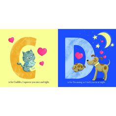 two children's books with the letter d and dog