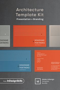 the architecture template kit for presentation and branding