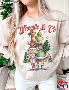 Whovillee Co Christmas  Retro Classic Hoodie White Christmas Movie, Winnie The Pooh Christmas, Sublimation Shirt, Christmas Retro, Retro Holiday, Sublime Shirt, Love Shirt, Christmas Day, Holiday Shirts