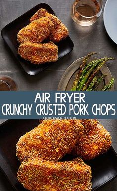 air fryer crunchy crusted pork chops