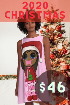 Find many Christmas dresses with cute designs. #christmasgiftideas #forwomen #redbubble #casualdresses Cute Christmas Designs, Christmas Dresses, Cute Casual Dresses, Christmas Designs, Dress For Sale, Cute Christmas, Christmas Girl, Christmas Dress