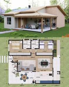 the plans for this small house are very neat