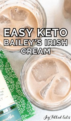 easy keto bailey's irish cream