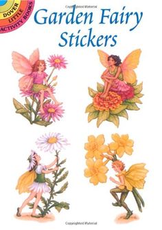 the children's book is about garden fairy stickers