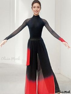 Olivia Mark - Classical Dance Attire for Body Movement, Graceful Exercise, Dance Art Evaluation, Elegant Folk Dance Performance Costume Art Evaluation, Exercise Dance, Dance Attire, Classical Dance, Performance Costume, Body Movement, Folk Dance, Dance Art, Dance Performance