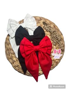 Coquette Hair Bow Solid Colors Feb 8