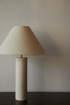 Large lampshade in a linen and cotton blend. For use with a lamp base. Cord set for hanging not included. Diameter at top 4 3/4 in. Height 8 1/4 in. Diameter at lower edge 15 3/4 in. Table Lamps Neutral, Pleated Lamp Bedroom, Linen Table Lamp, Lamp Next To Couch, Walnut Table Lamp, Living Room Hanging Lamp, Mismatched Lamps Bedroom, Travertine Table Lamp, Modern Organic Lamp