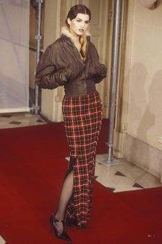 Tartan Skirt Outfit, 1998 Couture, Jean Paul Gaultier Haute Couture, Fall Attire, Tartan Skirt, 60 Fashion