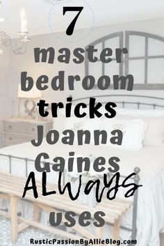 Joanna Gaines Bedroom, Simple Bed Designs, Bedroom Minimalist, Farmhouse Inspiration, Farmhouse Master, Penny Pincher