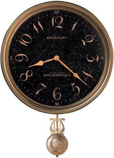 an antique clock with roman numerals on the face is shown against a white background