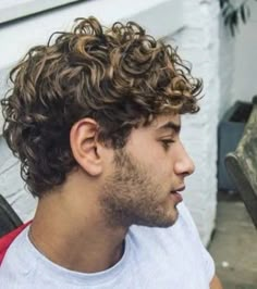 Mens Short Curly Hairstyles, Long Curly Hair Men, Mens Hairstyles Curly, Men's Curly Hairstyles, Men Haircut Curly Hair, Tapered Haircut, Wavy Hair Men