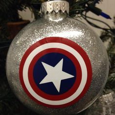 Holiday Christmas Tree Ornament Marvel Comic Superhero Captain America Marvel Christmas Tree, Superhero Ornaments, Marvel Christmas, Superhero Christmas, Superhero Captain America, Comic Superhero, Christmas Signs Wood, Ornament Ideas, Holiday Christmas Tree