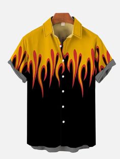 Shirts sizes are up to 5xl Fire Shirt, Mens Tights, Shirt Fashion, Tshirt Design, Fabric Softener, Big Brother, Casual Shirts For Men, Types Of Shirts, Shirt Outfit