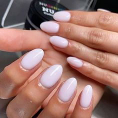 Round Dip Powder Nails, Nugenesis Dipping Powder Colors Pink, Light Pink Dip Powder Nails, Nails Acrylic Colors, Almond Dip Nails, Light Colored Nails, Dip Nail Colors, Edgy Nails, Nails Accessories