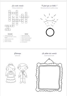 the worksheet for an activity with pictures and words