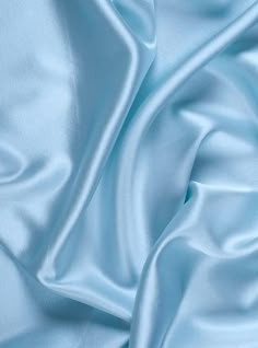 Satin Aesthetic, Powder Blue Wedding, Satin Sheets, Duchess Satin, Baby Blue Colour, Satin Color, Icy Blue, Color Swatch, Fabric Texture