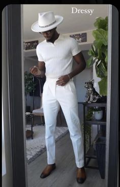 Men’s White Linen Trousers Outfit, Men's Cruise Outfits, Men All White Outfit Party, Official Outfit For Men, All White Outfit Men Street Styles, Black And White Outfit Ideas Men, Men’s Birthday Outfit Ideas, All White Party Outfits Mens, White Party Outfit Men