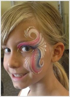 Bodysuit Tattoos, Christmas Face Painting, Cheek Art, Girl Face Painting, Face Painting Tutorials, Festival Face, Face Painting Easy, Face Paintings, Kids Face Paint