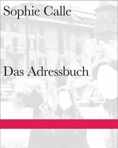 a black and white book cover with the words'des adressubuch '