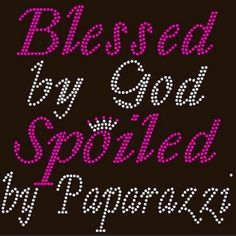 a cross stitch pattern with the words, be loved by god and spoiled in pink