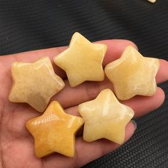 Description: -100% Brand new and high quality -Handmade Carved -It is good gift for your friends,families Specificatioin: Type:Natural Yellow Jade Quartz Quartz Crystal Star Material:Yellow Jade Quartz Color:Yellow Net Weight:About 7g+ (1pc) Size:About 22mm+ The item is a random shipment of photos for reference only Note: It is hard to keep everyone is same,so these may happen: The size & weight of everyone always is different,it's normal for the difference. The color may also have some differen