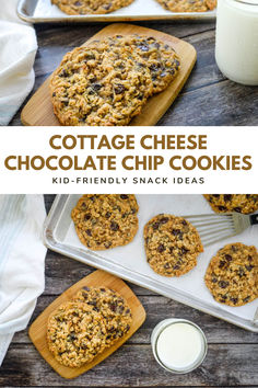 an image of cottage cheese chocolate chip cookies