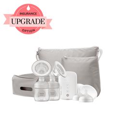 an image of a baby's diaper bag and its contents