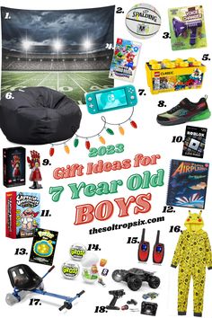 Christmas Gifts for 7 Year Old Boys - The Soltrop Six Ten Year Old Boy Gifts, Christmas Gifts For 7 Year Boy, Gifts For 7 Year Boy, Gifts For 9 Year Boy, Boy Girl Twins Nursery, Grinch Movie Night, Boy Girl Twin Outfits, Twin Birthday Party