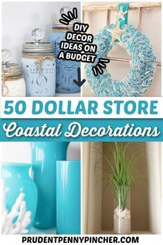 the top 50 dollar store coastal decorations