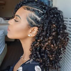 Natural Protective Style for Summer Protective Styles for Black Women Twisted Hair, Scene Hair, Long Curly, Natural Curls, Natural Hair Care, Protective Styles, Curly Hair Styles Naturally