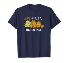 a t - shirt with the words nap attack printed on it