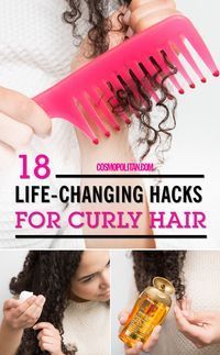 LIFE-CHANGING HAIR HACKS FOR CURLY HAIR: Learn how to define your curls, eliminate dry ends, prevent frizz, and more with these easy tips and hair tricks from the pros. You'll also find the best ways to naturally style curly hair, easy curly hairstyle ideas, and more tricks for both long and short curly hairstyles. See all the curly hair ideas here! Hacks For Curly Hair, Naturally Curly Hair Updo, Short Natural Curly Hair, Hair Tricks, Curly Hair Problems, Brunette Balayage, Curly Hair Updo, Curly Hair Styles Easy