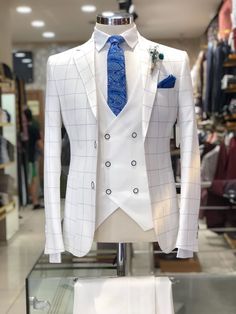 Stylish Mens Suits, Blazer Outfits Men, Suit White, Indian Men Fashion, White Suit