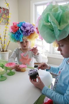 Half the battle is finding the perfect hat for the right occasion Girls Tea Party, Tea Party Hats, Mad Hatter Tea