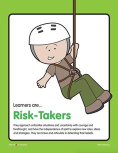 a poster with an image of a person on a rope and the words, learners are