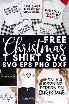 Cricut Christmas Family Tshirt Ideas, Christmas T Shirts Vinyl, Iron On Christmas Transfers, Christmas Tshirt Designs Heat Transfer, Diy Christmas Shirts For Family Cricut, Iron On Christmas Shirt Ideas, Holiday T Shirt Ideas, Christmas Tshirt Svgs, Christmas Shirt Cricut Ideas