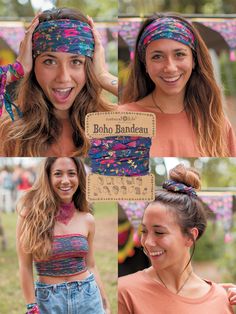 Floral Boho Bandeau|Navy Wild Flowers-view 1 Boho Bandeau Hairstyles, Headbands Aesthetic, Bandeau Headband, Boho Bandeau, Homemade Mask, Hair Accessories Boho, Effortless Outfit, Cute Headbands, Hair Back