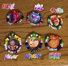 Trolls Friendship Bracelets new Characters Added - Etsy Bead Bracelet, Friendship Bracelets, Ships, Velvet, Bracelet